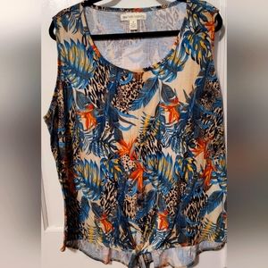 New York Laundry Sleeveless Top - Size 3X
